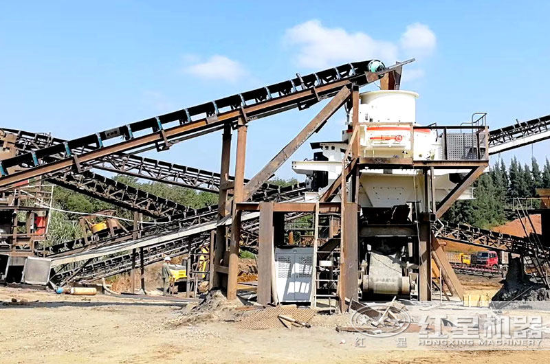 制砂機(jī)成品粒型好，成品多用于建筑工程，道路基建